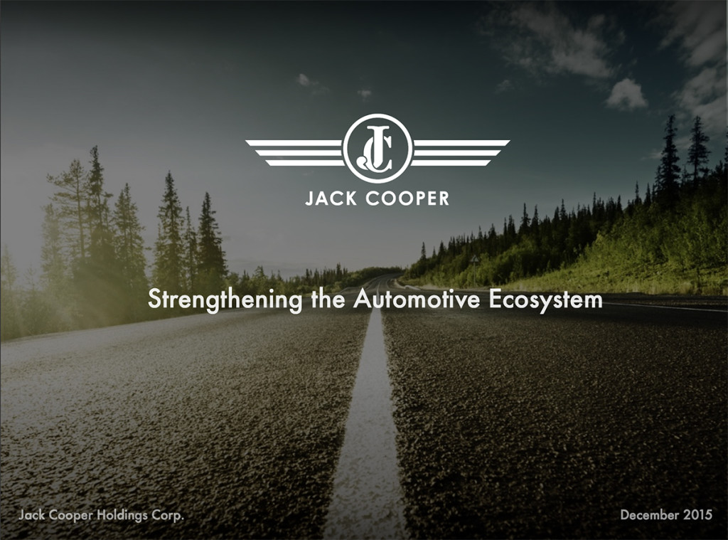 Jack Cooper presentation cover